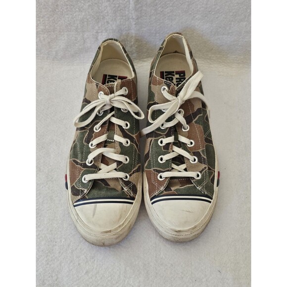PRO-KEDS FOR J CREW ROYAL LO CAMO CANVAS SNEAKERS Size 13 - Picture 2 of 10